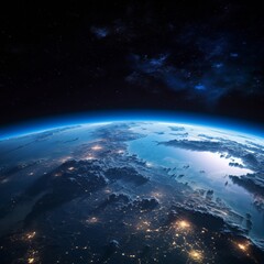 Fototapeta premium Bird view earth