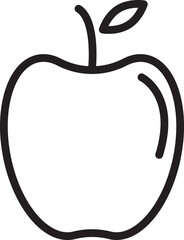 illustration of an apple icon