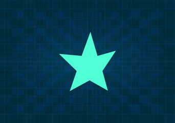 Obraz premium vector illustration on blue beautiful background