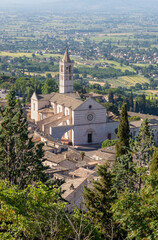 Assisi - The church Basilica di Santa Chiara