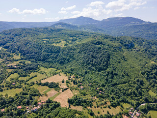 Obraz premium Iskar river Gorge near Lakatnik Rocks, Balkan Mountains, Bulgaria