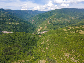Fototapeta premium Iskar river Gorge near Lakatnik Rocks, Balkan Mountains, Bulgaria