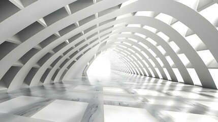 Naklejka premium Abstract architectural black and white background