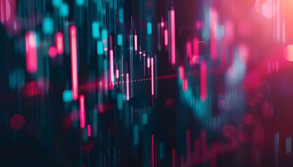 Abstract Stock Market Data Visualization