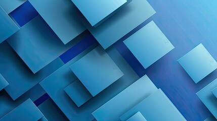 Obraz premium Geometric blue squares on gradient backdrop, ideal for calendar covers and posters
