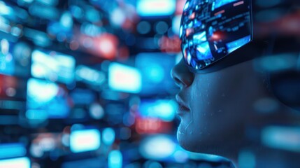 The future of marketing is depicted in ultramodern