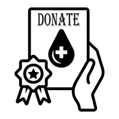 donor Line Icon