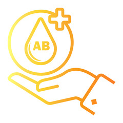 blood Line Gradient Icon