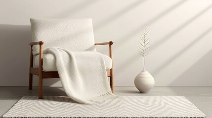 Classic herringbone weave in neutral tones, ideal for timeless and versatile patterns in interior design. Illustrater Image, Shiny, bright, beautiful , Minimalism,