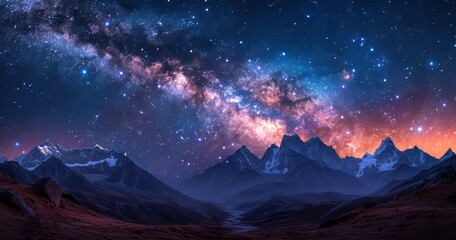 The stars at the top paint a dreamy night sky, and Ball's star, Meg CJ, and Taurus show interstellar details. The starry night sky over the mountains, where stars like Bohr could be seen on the distan