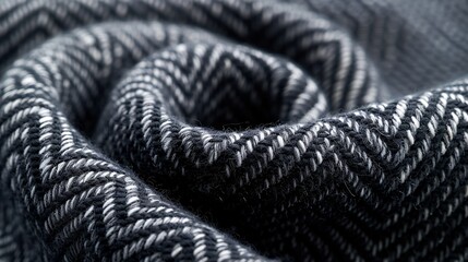 Fototapeta premium Sophisticated herringbone weave in dark tones, great for luxurious and elegant home furnishings. Illustrater Image, Shiny, bright, beautiful , Minimalism,