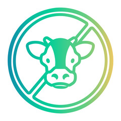 meat Line Gradient Icon