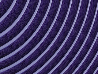 Purple and white striped background with circular pattern