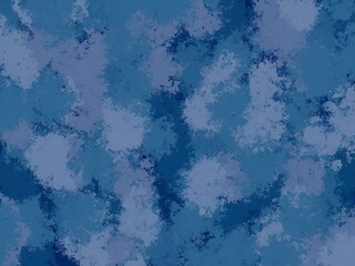 Blue and gray background with fluffy clouds