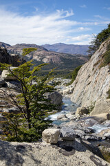river in the mountains