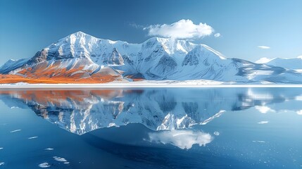 Reflections in the calm waters of Makinson Inlet