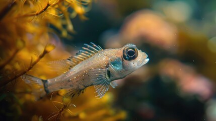 Fototapeta premium Underwater Small Fish Portrait