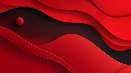 Abstract Red waves geometric background. Modern background design. gradient color. Fluid shapes composition. Fit for presentation design. website, banners, wallpapers, brochure, posters
