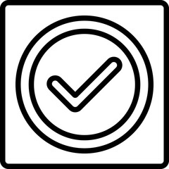 Checkbox Line Icon