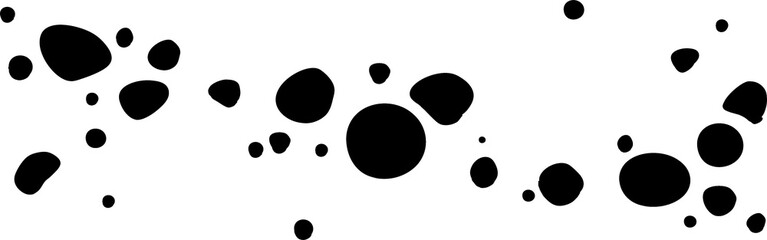 Random dots, circles pattern. Pontillist / screntone / half-tone graphic element