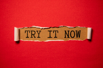 try now text write on red paper.