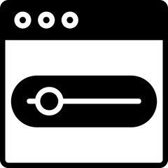 Toggle Switch Glyph Icon