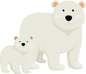 arctic bear illustration design