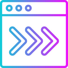 Breadcrumb Gradient Icon