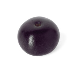 Fresh ripe acai berry isolated on white