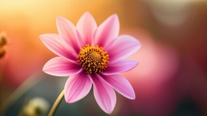 Fototapeta premium Vibrant bloom a symbol of lifes beauty