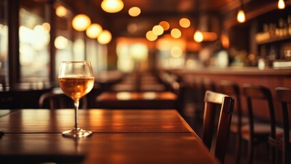  Awaiting a toast in a cozy bar