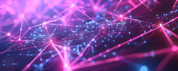 Fototapeta premium Abstract Background with Pink and Blue Lights