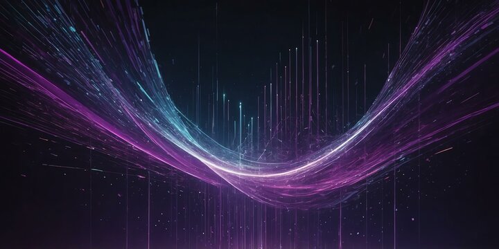 pattern flow and purple ray with speed of futuristic c background