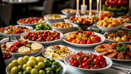 Obraz premium A feast of vibrant colors and flavors