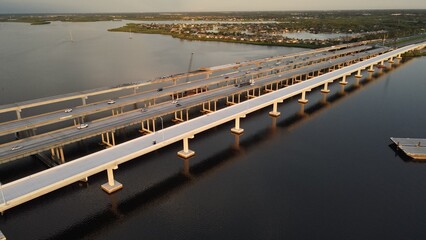 new construction, alternative Manatee River bridge crossing is nearly complete