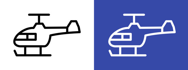 helicopter helipad logo sign set vector outline