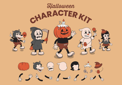 Halloween Character Creator Kit