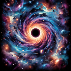 Black Hole Digital Print