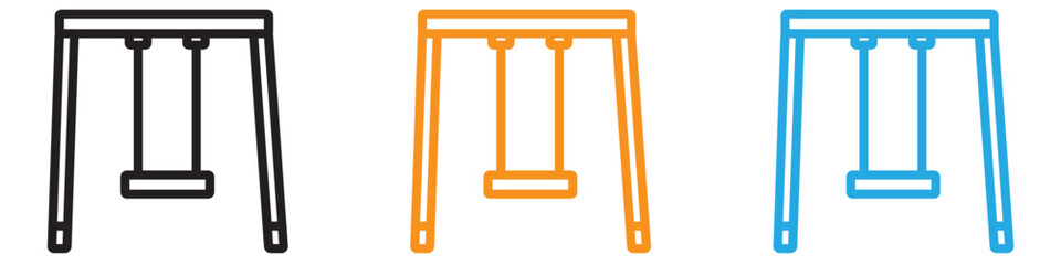 swing vector logo set collection for web app ui