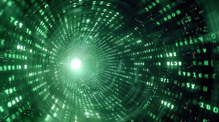 Abstract communication and future technology data flow