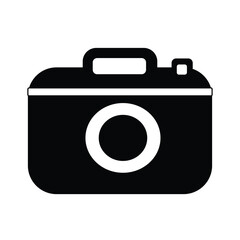 camera silhouette icon design template