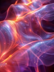 An abstract illustration representing transformation.