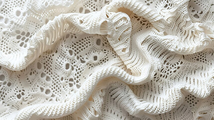 Crochet Yarn Texture Fabric Pattern Close Up HD Background