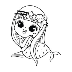 Kawaii Cloud with Hanging Stars with pink background