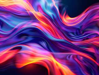 Fototapeta premium Abstract Colorful Swirls Illustration