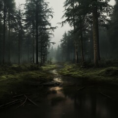 Fototapeta premium Fantastic forest