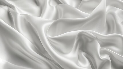 Obraz premium White gray satin texture that is white silver fabric silk