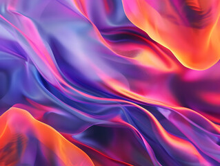 Obraz premium Abstract Purple and Orange Gradient Background Illustration