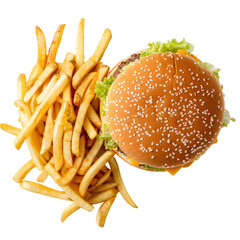 Burger And French Fries, Generative AI