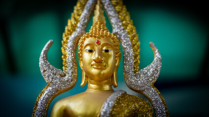 Close-up photos of Buddha statues in Thailand